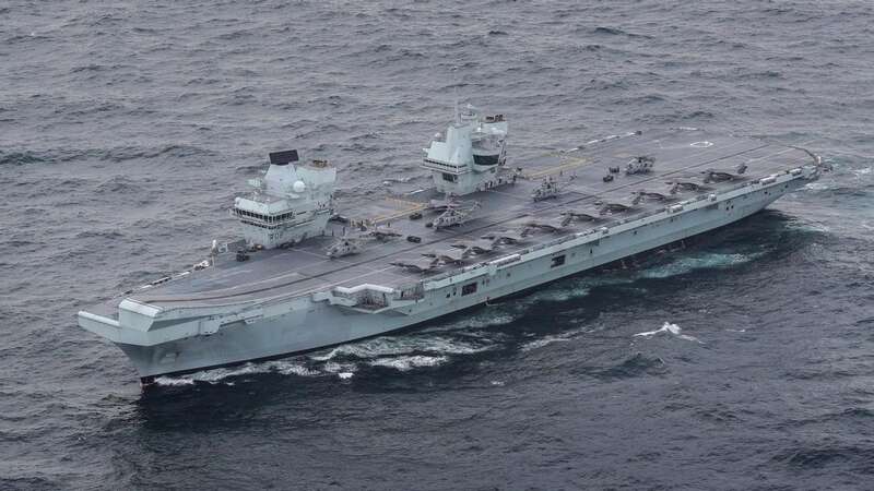 英国海军“伊丽莎白女王”号航母舰首设计很有特点