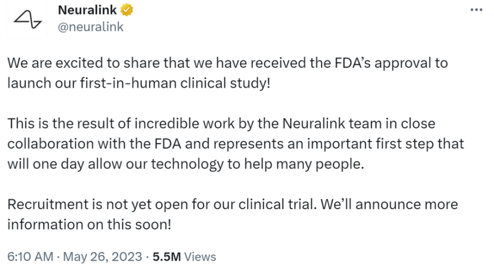 脑机接口公司 Neuralink 宣布重大进展